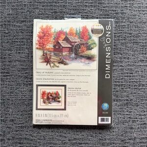 NWT Dimensions Glory of Autumn Cross Stitch Kit